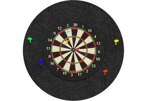 Dartbord Muurbescherming Vilt Zelfklevend Rond (74% Korting)