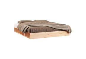 vidaXL Bedframe Massief Grenenhout 140x200 cm - 35% Korting