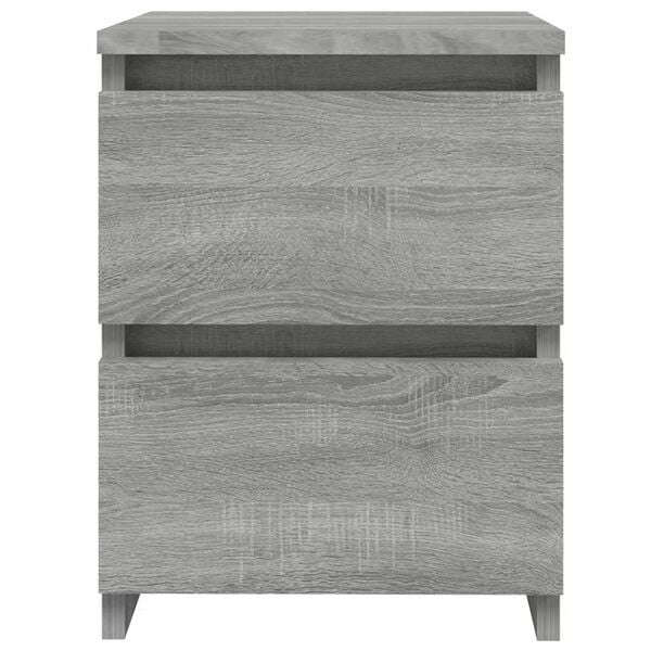 vidaXL Nachtkastje Grijs Sonoma 30x30x40 cm Engineered Wood