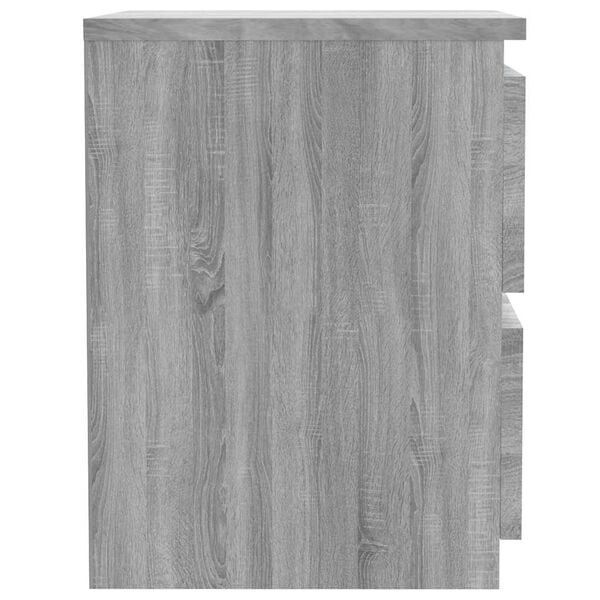 vidaXL Nachtkastje Grijs Sonoma 30x30x40 cm Engineered Wood