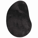 vidaXL Tapijt HUARTE Zwart 100 x 200 cm Polyester