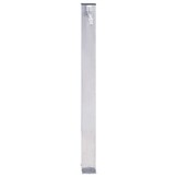 vidaXL Waterzuil vierkant 40 cm roestvrij staal