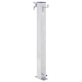 vidaXL Waterzuil vierkant 40 cm roestvrij staal