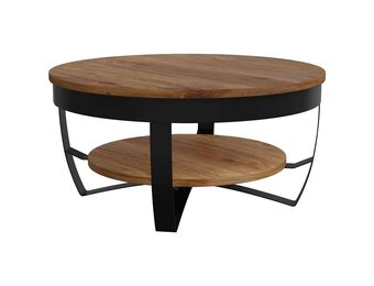 vidaXL Salontafel 65x65x32 cm massief acaciahout