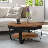 vidaXL Salontafel 65x65x32 cm massief acaciahout