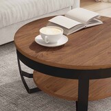 vidaXL Salontafel 65x65x32 cm massief acaciahout