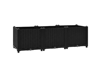vidaXL Plantenbak verhoogd 120x40x38 cm polypropyleen