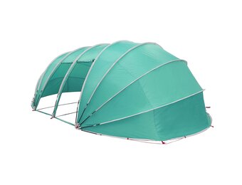 vidaXL Zwembad Tent Koepel 640 x 432 x 205 cm Zeegroen