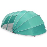 vidaXL Zwembad Tent Koepel 640 x 432 x 205 cm Zeegroen