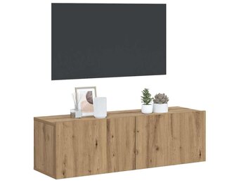 vidaXL Tv-wandmeubel 100x30x30 cm bewerkt hout artisanaal eikenkleurig
