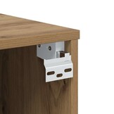 vidaXL Tv-wandmeubel 100x30x30 cm bewerkt hout artisanaal eikenkleurig
