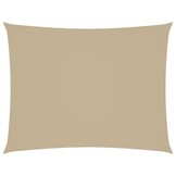 vidaXL Zonnescherm rechthoekig 3,5x5 m oxford stof beige