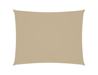 vidaXL Zonnescherm rechthoekig 3,5x5 m oxford stof beige