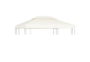 vidaXL Tentdoek Prieel Crèmewit 3x4m 34% Korting