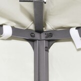 vidaXL Vervangend tentdoek prieel 310 g/m² 3x4 m crèmewit
