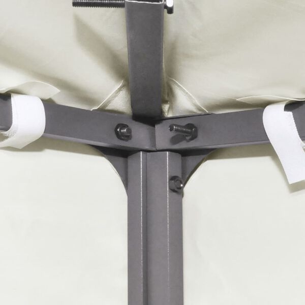 vidaXL Vervangend tentdoek prieel 310 g/m² 3x4 m crèmewit