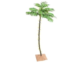 vidaXL Palmboom LED 96 LED's warmwit 180 cm