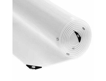 vidaXL Plantenafdekking met zeilringen 3x5 m PVC