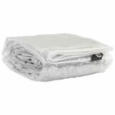 vidaXL Plantenafdekking met zeilringen 3x5 m PVC