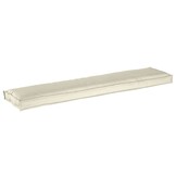 vidaXL Palet Kussen Oxford Stof Crèmekleurig 180 x 40 x 8 cm