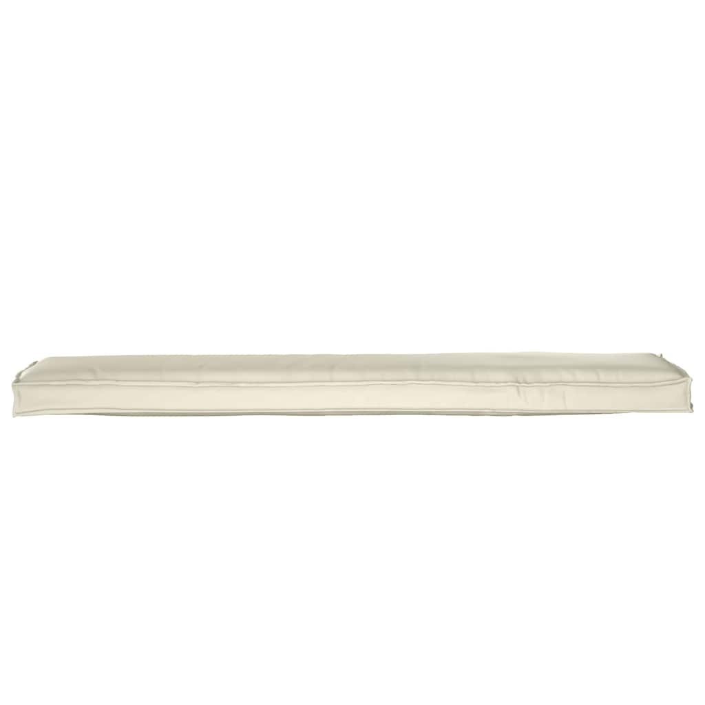 vidaXL Palet Kussen Oxford Stof Crèmekleurig 180 x 40 x 8 cm