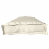 vidaXL Palet Kussen Oxford Stof Crèmekleurig 180 x 40 x 8 cm