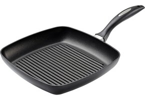 Grillpan 27x27 cm | Stratanium+ antiaanbaklaag | Inductie & Ovenvast | Blauw - 81% korting
