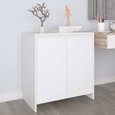 Dressoir 70x41x75 cm Bewerkt Hout Wit - 59% Korting