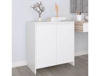 Dressoir 70x41x75 cm Bewerkt Hout Wit - 59% Korting