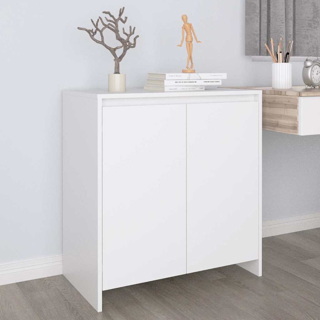 Dressoir 70x41x75 cm Bewerkt Hout Wit - 59% Korting