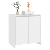 Dressoir 70x41x75 cm Bewerkt Hout Wit - 59% Korting