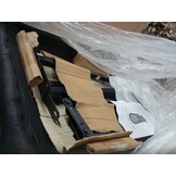 vidaXL Massagestoel Stof Crèmekleurig - 55% Korting