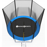 Trampoline 305 cm Blauw/Zwart met Net & Ladder - 35% Korting
