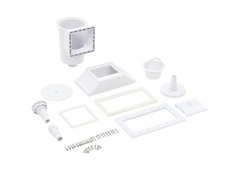 Zwembadskimmer 11-delig ABS - Wit - 35% Korting