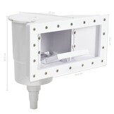 Zwembadskimmer 11-delig ABS - Wit - 35% Korting