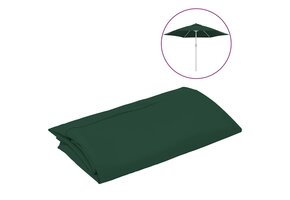 Groen Parasoldoek 300 cm - Vervangend Doek met UV Bescherming