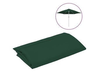 vidaXL Vervangingsdoek Parasol 300cm Groen - 33% Korting!