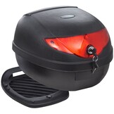 Motor Topkoffer 36L - Zwart, Ruim & Veilig (58% Korting)