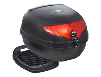 Motor Topkoffer 36L - Zwart, Ruim & Veilig (58% Korting)