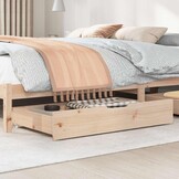 VidaXL Bedlades 2 st. Massief Grenenhout 95x55x16 cm - 35% Korting!