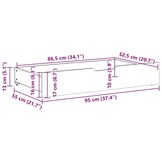 VidaXL Bedlades 2 st. Massief Grenenhout 95x55x16 cm - 35% Korting!