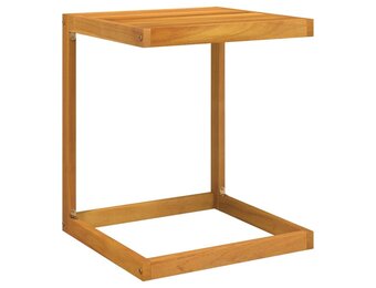VidaXL C-vormige bijzettafel 42x40x50 cm massief acaciahout - 33% korting