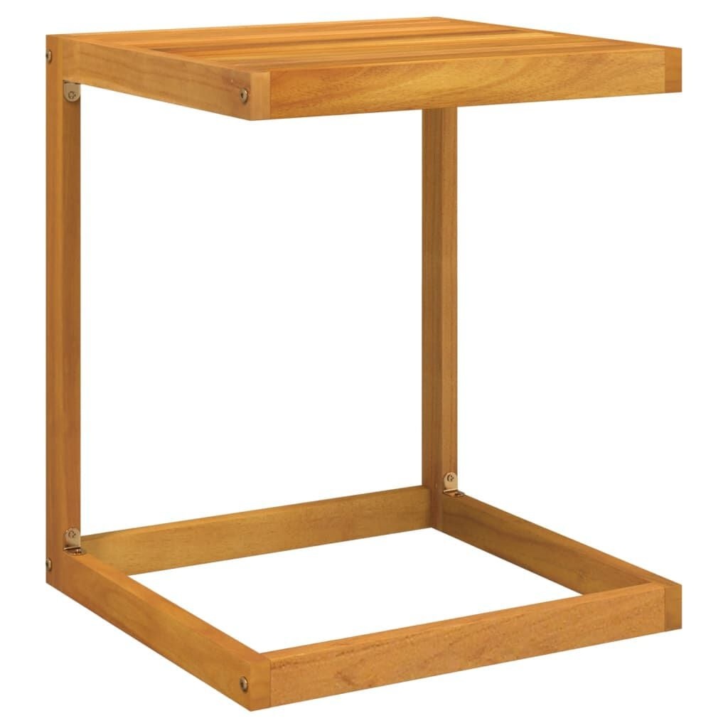 VidaXL C-vormige bijzettafel 42x40x50 cm massief acaciahout - 33% korting