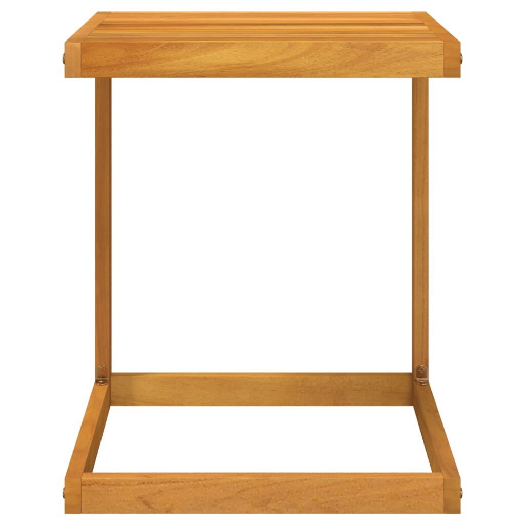 VidaXL C-vormige bijzettafel 42x40x50 cm massief acaciahout - 33% korting