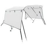 VidaXL Biminitop Wit 183x(170-182)x137 cm met Zijwanden - 35% Korting