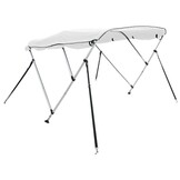VidaXL Biminitop Wit 183x(170-182)x137 cm met Zijwanden - 35% Korting