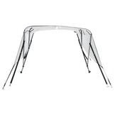 VidaXL Biminitop Wit 183x(170-182)x137 cm met Zijwanden - 35% Korting