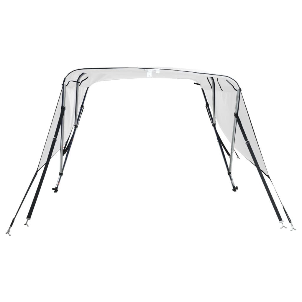 VidaXL Biminitop Wit 183x(170-182)x137 cm met Zijwanden - 35% Korting