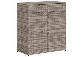 VidaXL Tuinkast Poly Rattan Grijs - 105x55x113 cm (47% Korting)