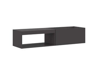 VidaXL Vuurkorf Zwart - Koudgewalst staal - 160x45x35 cm - 59% Korting